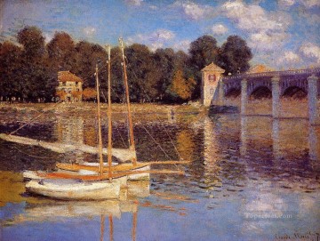  argenteuil painting - The Bridge at Argenteuil Claude Monet